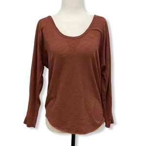 🛍 3/$30 Wilfred Free Rust Coloured Long Sleeve